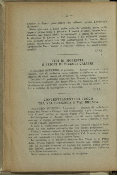 Il diario della nostra guerra : bollettini ufficiali dell'esercito e della marina